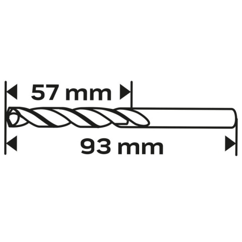 WIERTŁO DO METALU HSS-TiN, 5.5 mm 57-136 NEO TOOLS