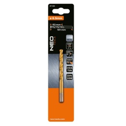 WIERTŁO DO METALU HSS-TiN, 6.5 mm 57-140 NEO TOOLS