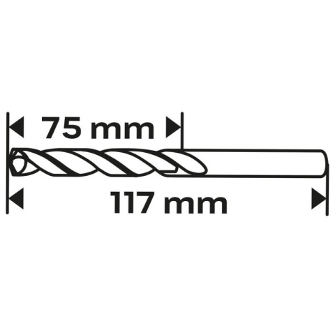 WIERTŁO DO METALU HSS-TiN, 8.0 mm 57-146 NEO TOOLS