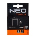 ZSZYWKI TYP J, 8 mm, 2000 szt. 16-508 NEO TOOLS
