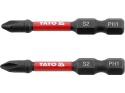 BITY UDAROWE 1/4"X50 MM PH1 2 SZT YT-78040 YATO