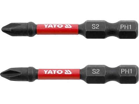 BITY UDAROWE 1/4"X50 MM PH1 2 SZT YT-78040 YATO