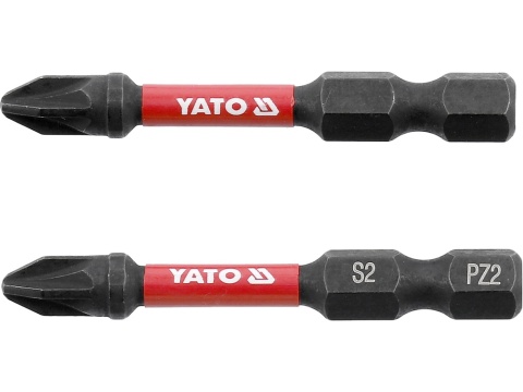 BITY UDAROWE 1/4"X50 MM PZ2 2 SZT YT-78044 YATO