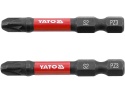 BITY UDAROWE 1/4"X50 MM PZ3 2 SZT YT-78045 YATO