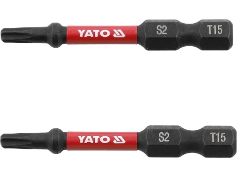 BITY UDAROWE 1/4"X50 MM T15 2 SZT YT-78052 YATO