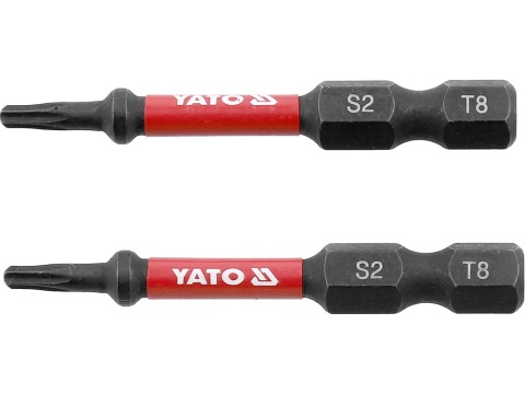 BITY UDAROWE 1/4"X50 MM T8 2 SZT YT-78050 YATO