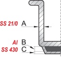 GARNEK NISKI Z POKRYWKĄ SS 40x25 31,4L YG-00045 YATO