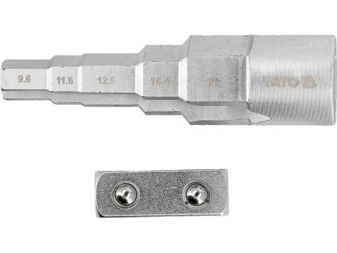 KLUCZ STOPNIOWY Z ADAPTEREM 1/2" YT-03319 YATO