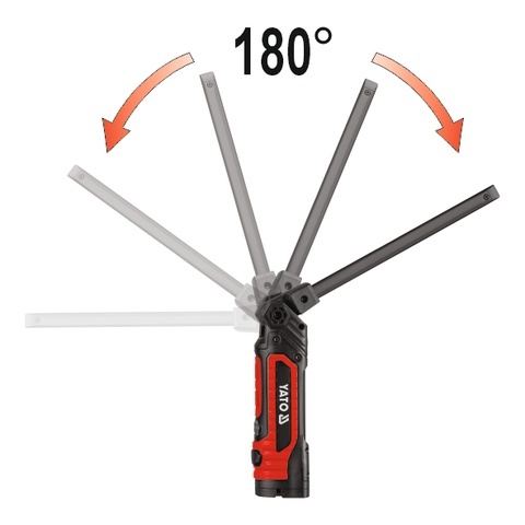 LAMPA WARSZTATOWA 1000LM, STACJA ŁADOWANIA YT-085172 YATO