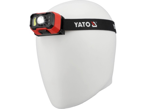 LATARKA CZOŁOWA 1000LM AKU,CZUJNIK RUCHU YT-085942 YATO