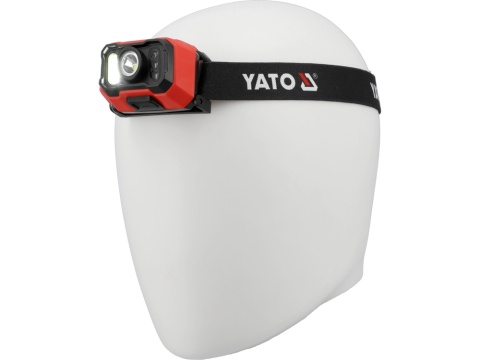 LATARKA CZOŁOWA 1000LM AKU,CZUJNIK RUCHU YT-085942 YATO