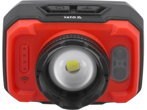 LATARKA CZOŁOWA 600LM AKU, CZUJNIK RUCH YT-085941 YATO