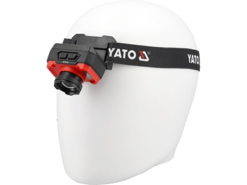 LATARKA CZOŁOWA 600LM AKU, CZUJNIK RUCH YT-085941 YATO