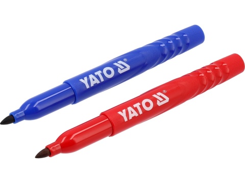 MARKERY KPL. 2 SZT / NIEBIESKI-CZERWONY YT-69301 YATO