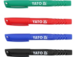 MARKERY TECHNICZNE KPL. 4 SZT / CZARNY-ZIELONY-NIEBIESKI-CZERWONY YT-69304 YATO