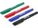 MARKERY TECHNICZNE KPL. 4 SZT / CZARNY-ZIELONY-NIEBIESKI-CZERWONY YT-69304 YATO