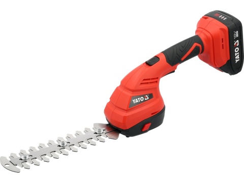 NOŻYCE DO TRAWY I ŻYWOPŁOTU 18V Z BATERIĄ 2AH I ŁADOWARKĄ, BRUSHLESS YT-828335 YATO