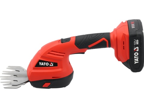 NOŻYCE DO TRAWY I ŻYWOPŁOTU 18V Z BATERIĄ 2AH I ŁADOWARKĄ, BRUSHLESS YT-828335 YATO
