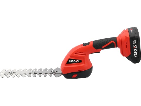 NOŻYCE DO TRAWY I ŻYWOPŁOTU 18V Z BATERIĄ 2AH I ŁADOWARKĄ, BRUSHLESS YT-828335 YATO