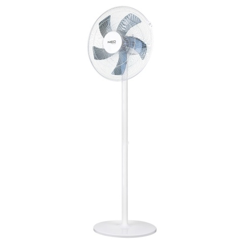 WENTYLATOR PODŁOGOWY 50W, ŚR. 40 cm, 3 PRĘDKOŚCI, OSCYLACJA, BIAŁY 90-015 NEO TOOLS