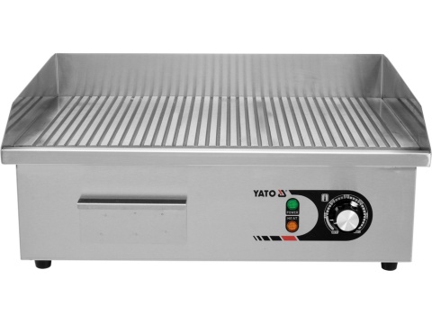 ELEKTRYCZNA PŁYTA GRILLOWA RYFLOWANA 55CM YG-04587 YATO