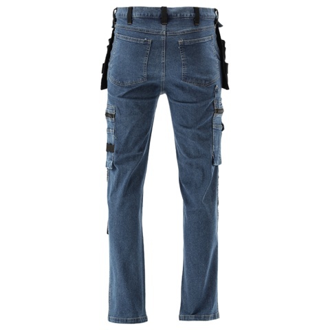 SPODNIE STRETCH JEANS DARK BLUE R. S YT-79050 YATO
