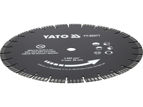 TARCZA DO PRZECINARKI 400MM YT-60271 YATO