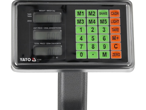 WAGA ELEKTRONICZNA PLATFORMOWA 150KG/50G YT-73280 YATO