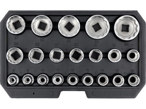 ZESTAW NASADEK DWUNASTOKĄTNYCH 1/2" YT-12630 YATO