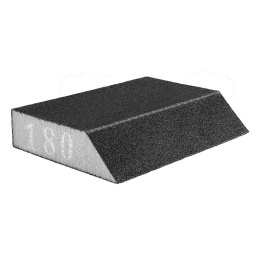 GĄBKA ŚCIERNA 125 x 25 x 90 mm, P180, SKOŚNA 55-924 NEO TOOLS