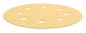 PAPIER ŚCIERNY NA RZEP 180 mm, P120, 5 SZT., Z 8 OTWORAMI 54-023 NEO TOOLS