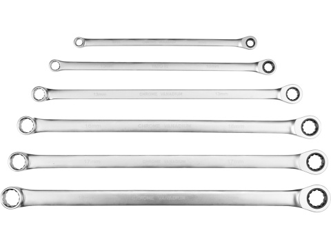 ZESTAW KLUCZY OCZKOWYCH, DŁUGICH Z GRZECHOTKĄ 8-19MM, 6 SZT. YT-50385 YATO