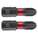 BITY UDAROWE PH3 x 25 mm, 2 szt. 56-502 NEO TOOLS