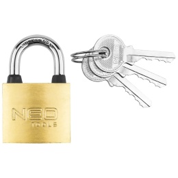 KŁÓDKA 40 mm, 3 KLUCZE 85-051 NEO TOOLS