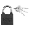 KŁÓDKA 40 mm, 3 KLUCZE 85-057 NEO TOOLS