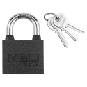 KŁÓDKA 50 mm, 3 KLUCZE 85-058 NEO TOOLS