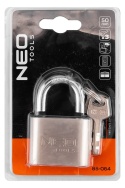 KŁÓDKA 50 mm, 3 KLUCZE 85-064 NEO TOOLS