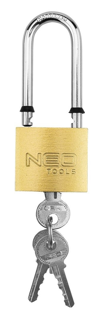KŁÓDKA Z DŁUGIM JARZMEM 40 mm, 3 KLUCZE 85-054 NEO TOOLS