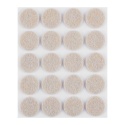 PODKŁADKI FILCOWE OKRĄGŁE SAMOPRZYLEPNE, JASNOBRĄZOWE 20 mm, 20 szt. 85-200 NEO TOOLS