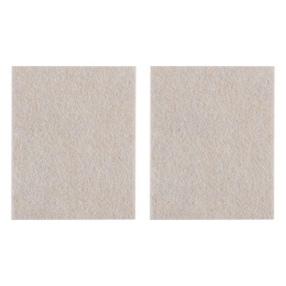 PODKŁADKI FILCOWE SAMOPRZYLEPNE, JASNOBRĄZOWE 80X100mm, 2 szt. 85-213 NEO TOOLS