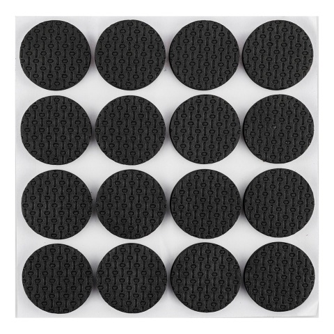 PODKŁADKI Z PIANKI OKRĄGŁE SAMOPRZYLEPNE, CZARNE 28 mm, 16 szt. 85-217 NEO TOOLS