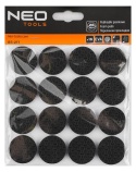PODKŁADKI Z PIANKI OKRĄGŁE SAMOPRZYLEPNE, CZARNE 28 mm, 16 szt. 85-217 NEO TOOLS