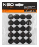 PODKŁADKI Z PIANKI OKRĄGŁE SAMOPRZYLEPNE, CZARNE 20 mm, 20 szt. 85-216 NEO TOOLS
