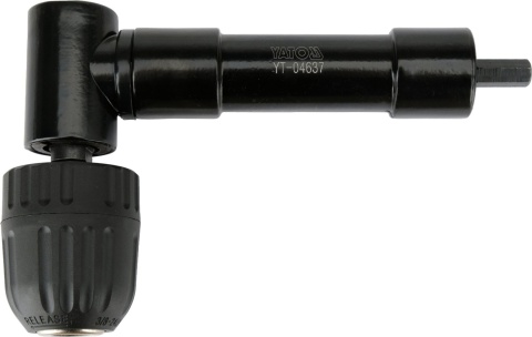 Adapter kątowy 90° z uchwytem wiertarskim 0,8-10 mm Yato YT-04637