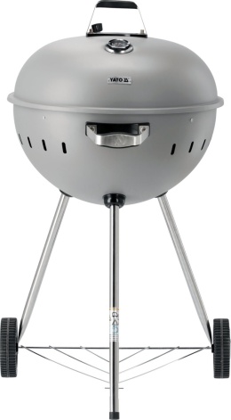 GRILL WĘGLOWY OKRĄGŁY 54CM SZARY