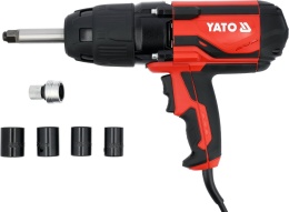 Klucz udarowy Yato YT-82022 – zestaw z czterema nasadkami i adapterem