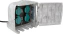 Gniazdo ogrodowe wbijane imitacja kamienia 4 × 230 V IP44 Yato YT-81271 – dodatkowe ujęcie 1