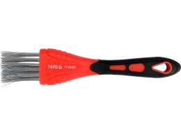 Pędzel ścierny stalowy dwurzędowy 200 mm Yato YT-63520