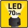 LATARKA ROZSUWANA 4xAAA, COB+SMD 94W384 TOPEX