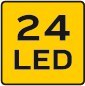 Lampa warsztatowa 24 LED 3AA 94W245 TOPEX